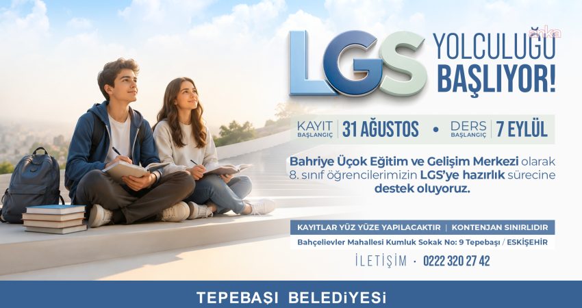 Tepebaşı Belediyesi Bahriye Üçok Eğitim ve Gelişim Merkezi, 8. sınıf
