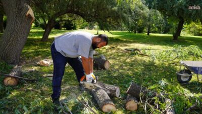 Tepebaşı Belediyesi Park ve Bahçeler Müdürlüğü ekipleri, kent genelindeki yeşil