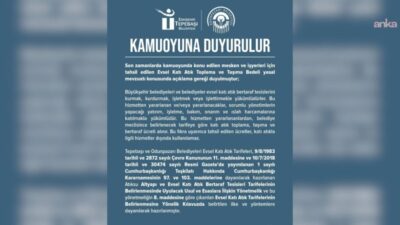 Tepebaşı Belediyesi, kamuoyunda gündem olan Evsel Katı Atık Toplama ve