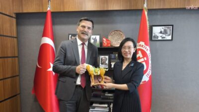 TİP Genel Başkanı Erkan Baş, Çin'in Ankara Büyükelçiliği'nde Siyasi Müsteşar