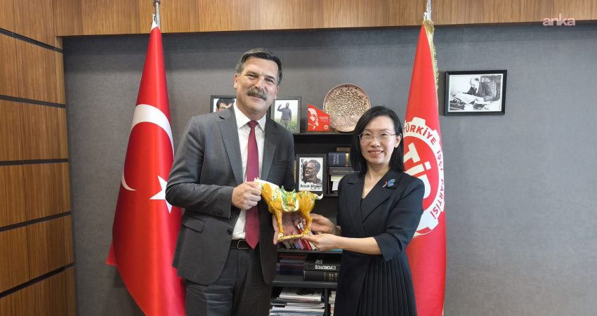 TİP Genel Başkanı Erkan Baş, Çin'in Ankara Büyükelçiliği'nde Siyasi Müsteşar