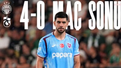 Trabzonspor, UEFA Avrupa Ligi play-off turu rövanşında Ferencvaros’a deplasmanda 4-0