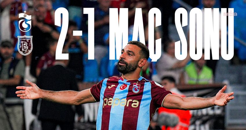 Trabzonspor, Trendyol Süper Lig’in ikinci haftasında sahasında İstanbul Başakşehir’i 2-1