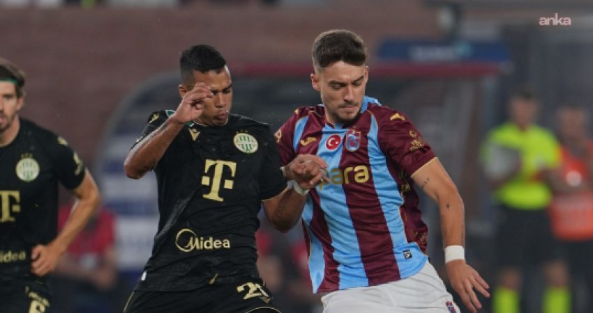 Trabzonspor, UEFA Avrupa Ligi play-off turu ilk maçında sahasında Macaristan