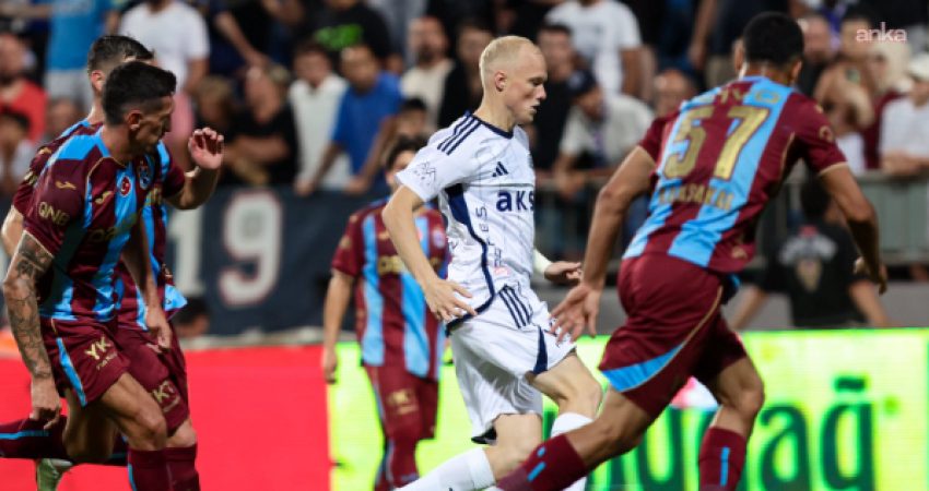 Trabzonspor, Trendyol Süper Lig’in ilk haftasında deplasmanda Kasımpaşa ile 1-1