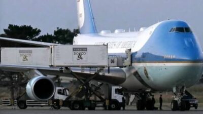 ABD Başkanı Donald Trump, Ankara’daki NATO Zirvesi’nden ayrılırken güvenlik tehdidi