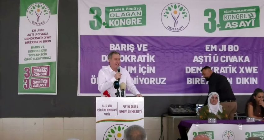 DEM Parti Eş Genel Başkanı Tuncer Bakırhan, "Türkiye Cumhuriyeti bizim ortak