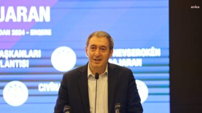 DEM Parti Eş Genel Başkanı Tuncer Bakırhan, Amedspor-Erzurumspor maçı öncesinde