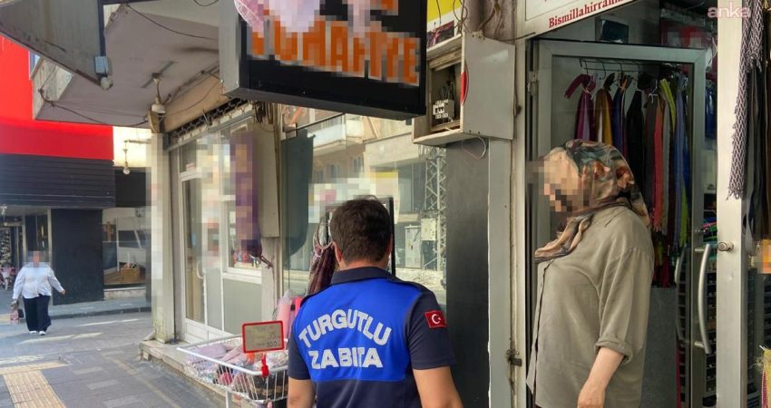 Turgutlu Zabıtası ve İlçe Emniyet Müdürlüğü ekipleri, ilçe merkezinde yaya