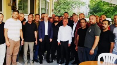 TÜRK-İŞ Genel Başkanı Ergün Atalay, Genel Başkan Yardımcıları Eyüp Alemdar