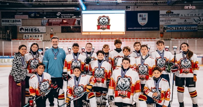 Genç sporcuları buz hokeyiyle buluşturan POBE Hockey, Alps Hockey Cup’ta