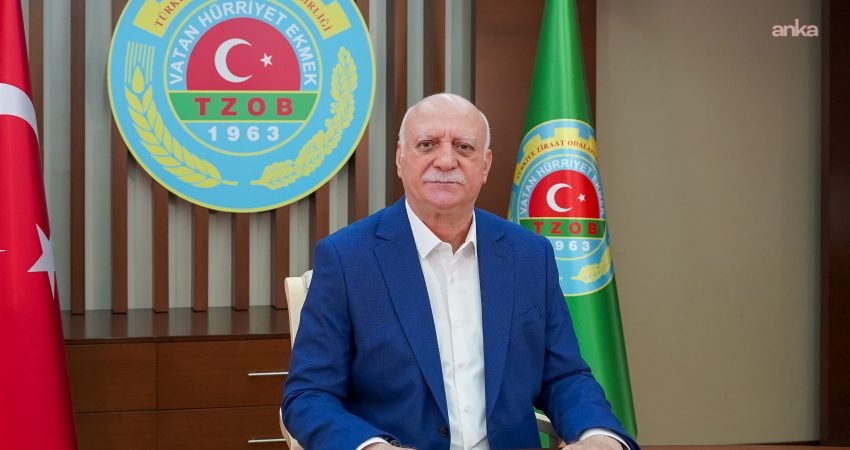 Türkiye Ziraat Odaları Birliği (TZOB) Genel Başkanı Şemsi Bayraktar, temmuz
