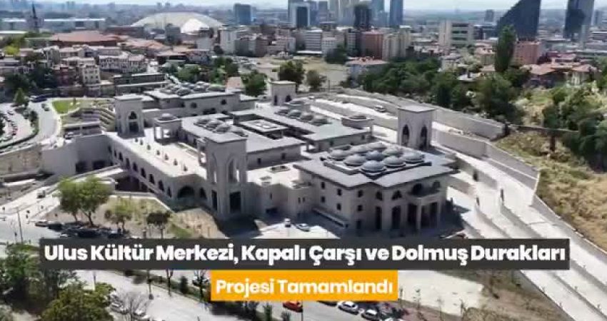 Ankara Büyükşehir Belediyesi, Ulus’un tarihi dokusunu korumak ve bölgedeki ulaşımı