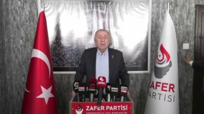 Zafer Partisi Genel Başkanı Ümit Özdağ, Güvenpark’ta oturma eylemi yapan