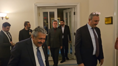 AK Parti Grup Başkanı Abdullah Güler ve Grup Başkanvekili Abdulhamit
