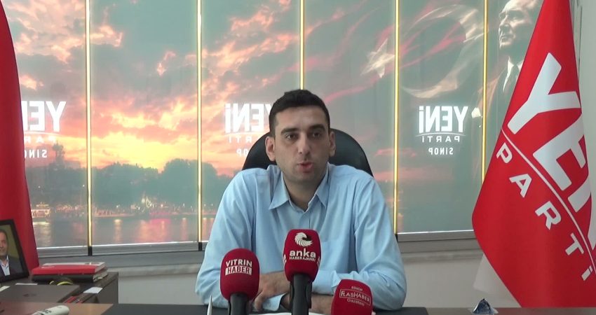  YENİ Parti Sinop İl Başkanı Aykut Cem Yalçınkaya, kent genelinde