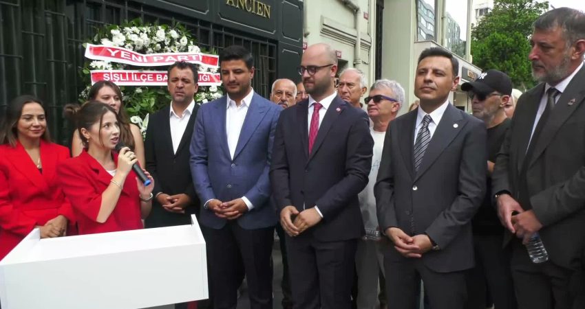 YENİ Parti İstanbul İl Başkanı Özgür Çelik, partisinin Şişli İlçe
