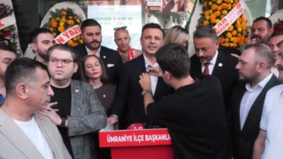 YENİ Parti İstanbul İl Başkanı Özgür Çelik, Ümraniye İlçe Başkanlığı