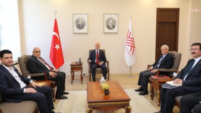 Yükseköğretim Kurulu (YÖK) Başkanı Erol Özvar, Filistin Ankara Büyükelçisi Nasri
