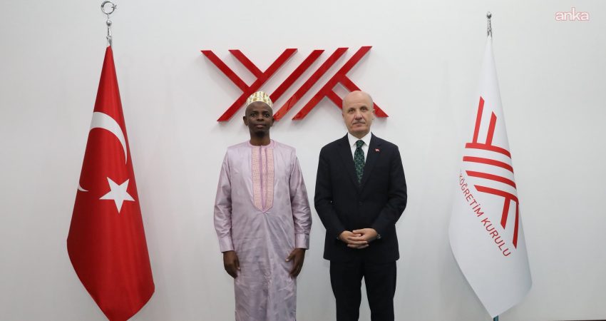 Yükseköğretim Kurulu (YÖK) Başkanı Erol Özvar, Ruanda Müslümanları Topluluğu Lideri