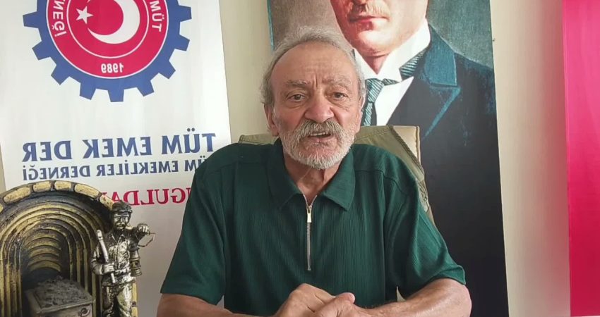 Tüm Emekliler Derneği (TÜM EMEK DER) Zonguldak Şube Sekreteri Adnan