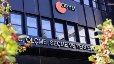 Ölçme, Seçme ve Yerleştirme Merkezi (ÖSYM) tarafından 1 milyon 708