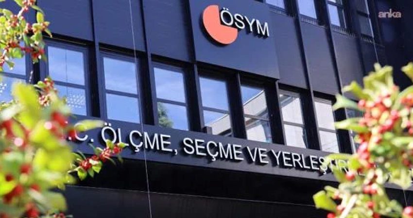 Ölçme, Seçme ve Yerleştirme Merkezi (ÖSYM) tarafından 1 milyon 708
