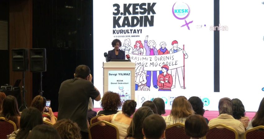 KESK'in, 4-6 Eylül tarihleri arasında gerçekleştirilecek 3. Kadın Kurultayı başladı. KESK Eş