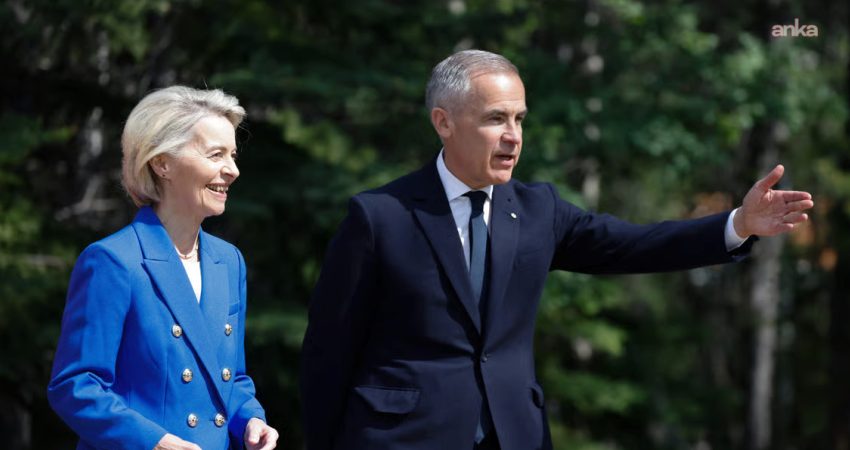 Avrupa Komisyonu Başkanı Ursula von der Leyen, Kanada'nın Avrupa Birliği'nin