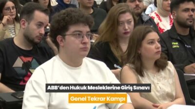 Ankara Büyükşehir Belediyesi, Hukuk Mesleklerine Giriş Sınavı’na (HMGS) hazırlanan adaylar