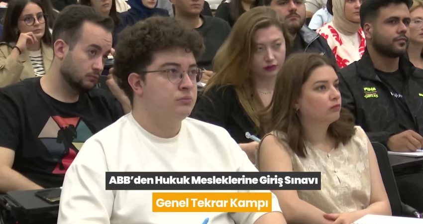 Ankara Büyükşehir Belediyesi, Hukuk Mesleklerine Giriş Sınavı’na (HMGS) hazırlanan adaylar