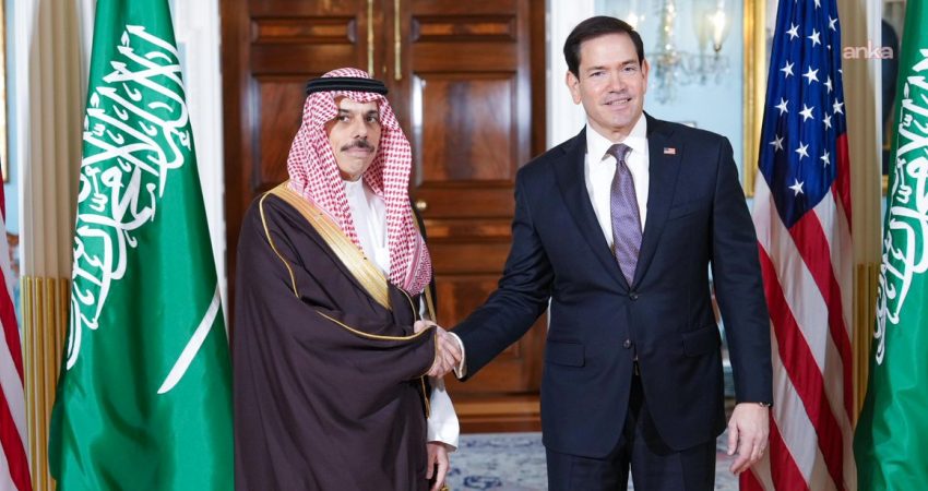 ABD Dışişleri Bakanı Marco Rubio, Suudi Arabistan Dışişleri Bakanı Prens