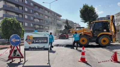 Adıyaman Belediyesi, altyapısı yenilenen 1. Çevre Yolu Haydar Efendi Caddesi’nde