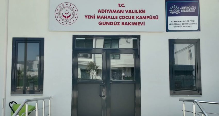 Adıyaman Belediyesi bünyesinde hizmet veren Yeni Mahalle Çocuk Kampüsü Gündüz