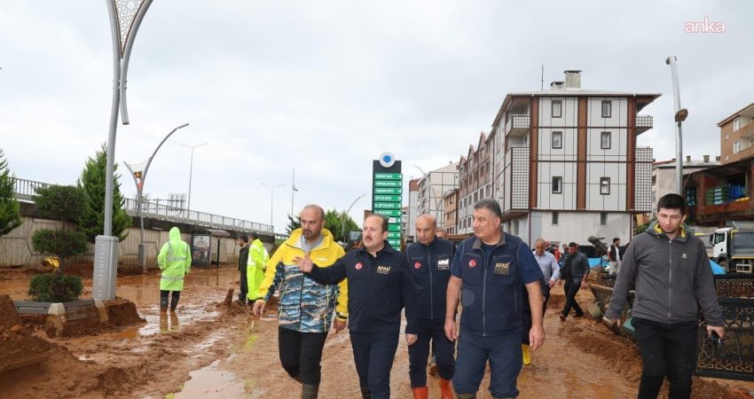 AFAD, Rize, Trabzon ve Giresun’da etkili olan yağışlar nedeniyle toplam