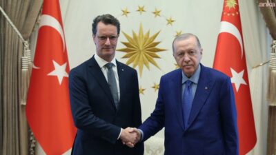 Cumhurbaşkanı Recep Tayyip Erdoğan'ın, Almanya'nın Kuzey Ren-Vestfalya Eyaleti Başbakanı Hendrik