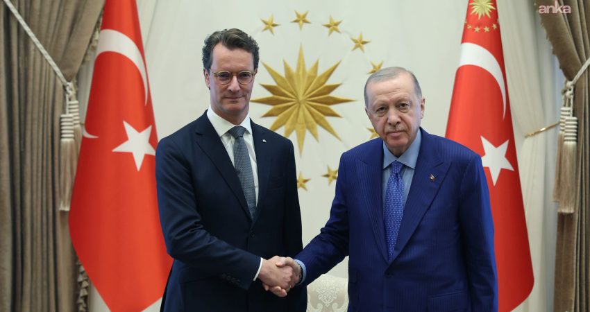 Cumhurbaşkanı Recep Tayyip Erdoğan'ın, Almanya'nın Kuzey Ren-Vestfalya Eyaleti Başbakanı Hendrik