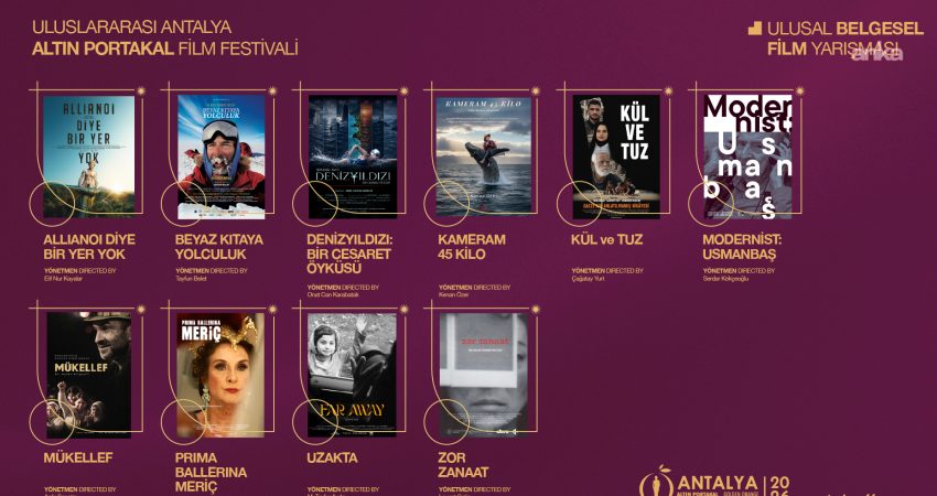 Altın Portakal’ın kısa film ve belgesel seçkileri belli oldu 63. Uluslararası Antalya Altın Portakal Film Festivali’nin Ulusal Kısa Film