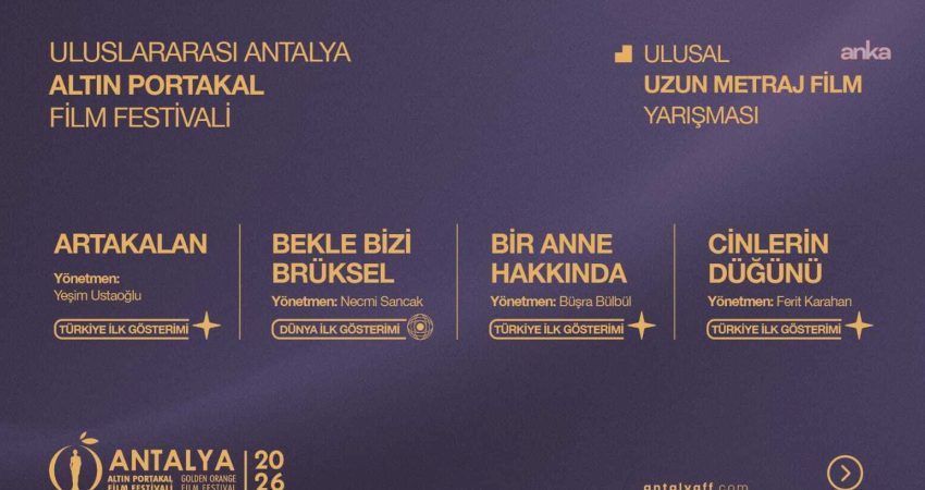 63. Uluslararası Antalya Altın Portakal Film Festivali’nin yarışma seçkileri açıklandı.
