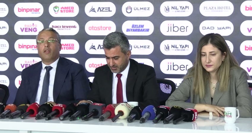 Amedspor Başkanı Nahit Eren ve Yüksek İstişare Kurulu Başkanı Nesih
