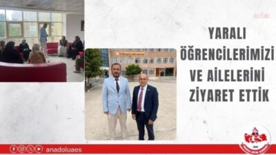 Anadolu Eğitim Sendikası Genel Başkan Yardımcısı Musa Çınartaş ve Manisa