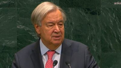 Birleşmiş Milletler (BM) Genel Sekreteri Antonio Guterres, BM 81'inci Genel