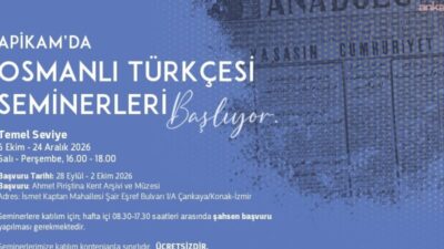 İzmir Büyükşehir Belediyesi Ahmet Piriştina Kent Arşivi ve Müzesi’nde (APİKAM),
