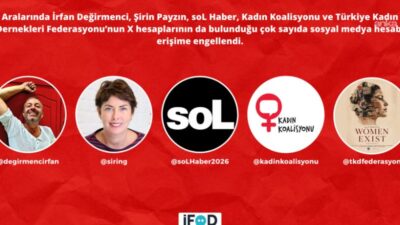 İfade Özgürlüğü Derneği'nden yapılan açıklamaya göre aralarında TİP Parti Meclisi