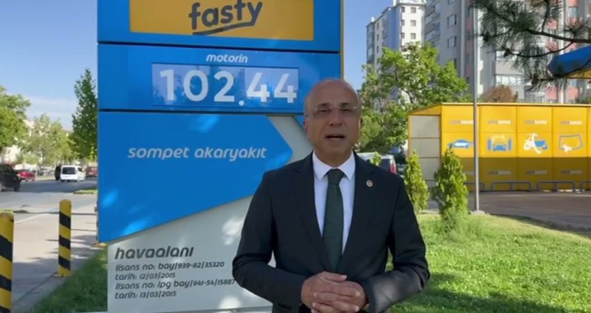 Aşkın Genç: “Motorin artık ekrana sığmayacak kadar pahalanmış oldu” YENİ Parti Kayseri Milletvekili Aşkın Genç, 100 lirayı aşan akaryakıt