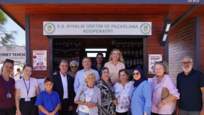 S.S. Ayvalık Üretim ve Pazarlama Kooperatifi, Cennet Tepesi’nde yeni satış