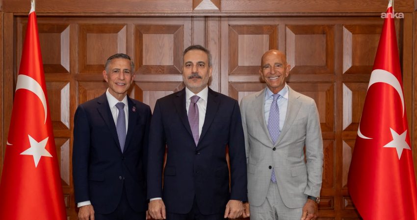 Bakan Fidan, ABD’nin Ankara Büyükelçisi Barrack’ı kabul etti Dışişleri Bakanı Hakan Fidan, ABD'nin Ankara Büyükelçisi, Suriye ve Irak