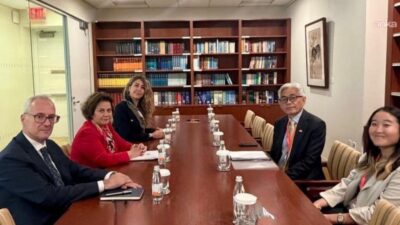 Dışişleri Bakan Yardımcısı Berris Ekinci, New York'ta Singapurlu mevkidaşı Albert