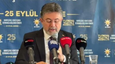 Tarım ve Orman Bakanı İbrahim Yumaklı, Edirne programında, "İklim koşulları