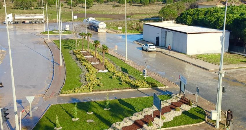 Balıkesir Büyükşehir Belediyesi, Bandırma’nın önemli ulaşım güzergahlarından Bursa-Çanakkale yolundaki 2
